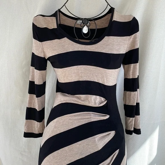 chinese dress ladies 1990s Calvin Klein Black Front Plunge Halter Dress w No Back and Long   Shrimpton Couture